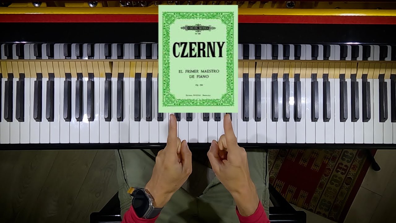 Tutorial de piano para principiantes: Czerny El primer maestro de piano l Ejercicio No 2