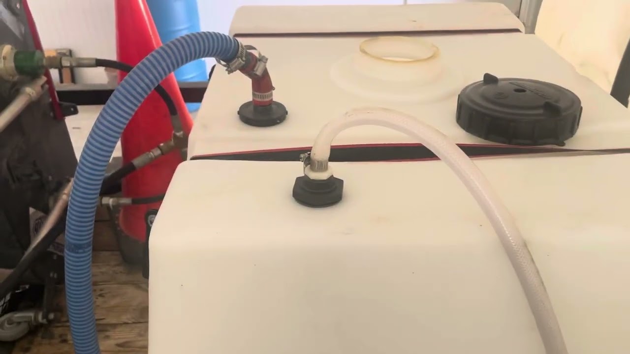Gas pump p40 batch mixing plumbing explanation