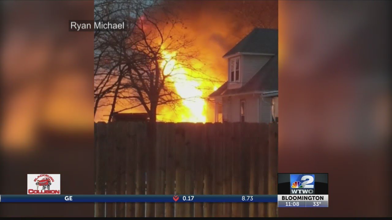 House fire on Center Street near Voorhees