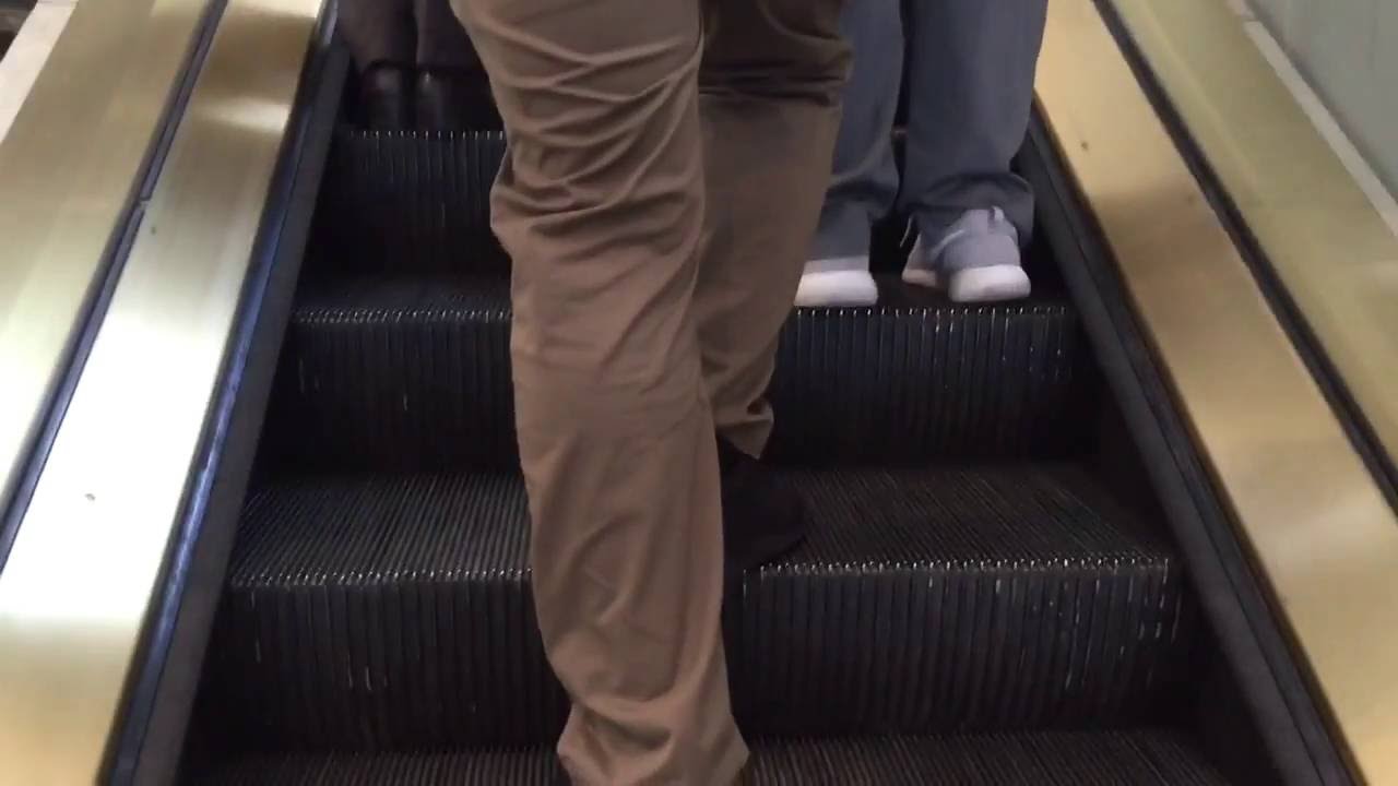 Bank #2: Golden Otis Escalators At Tower City Center In Downtown Cleveland, OH