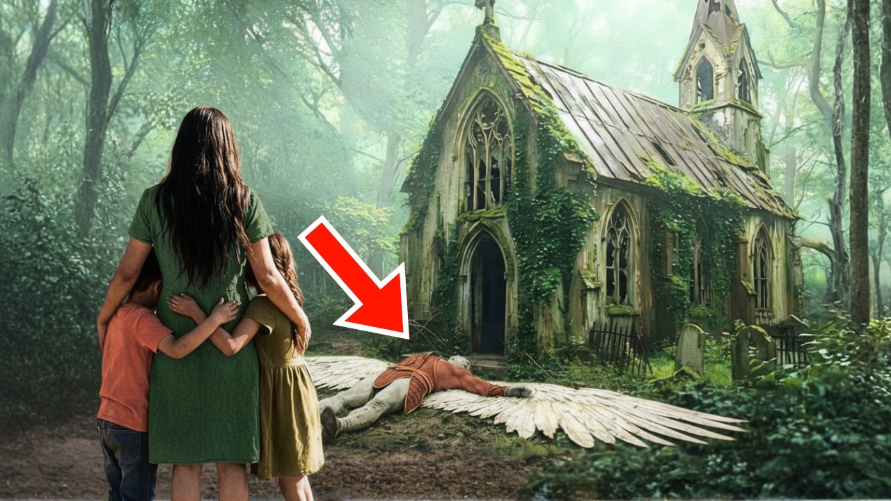 Die Witwe sah eine geheimnisvolle verlassene Kirche im Wald und als sie hineinging entdeckte sie die