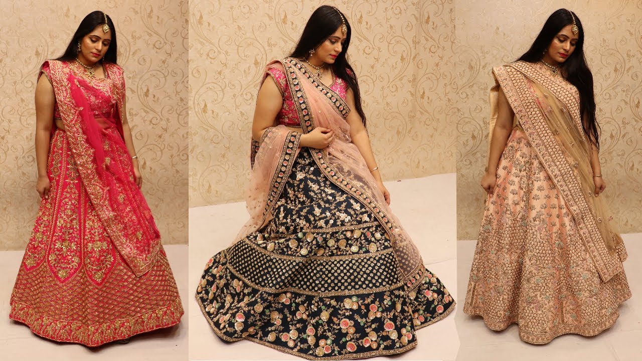 INDIAN SUPERIOR LEHENGA COLLECTION | ZARDOSI, NAKSHI, KUNDAN, WORK BRIDAL LEHENGA | MITTAL SAREE