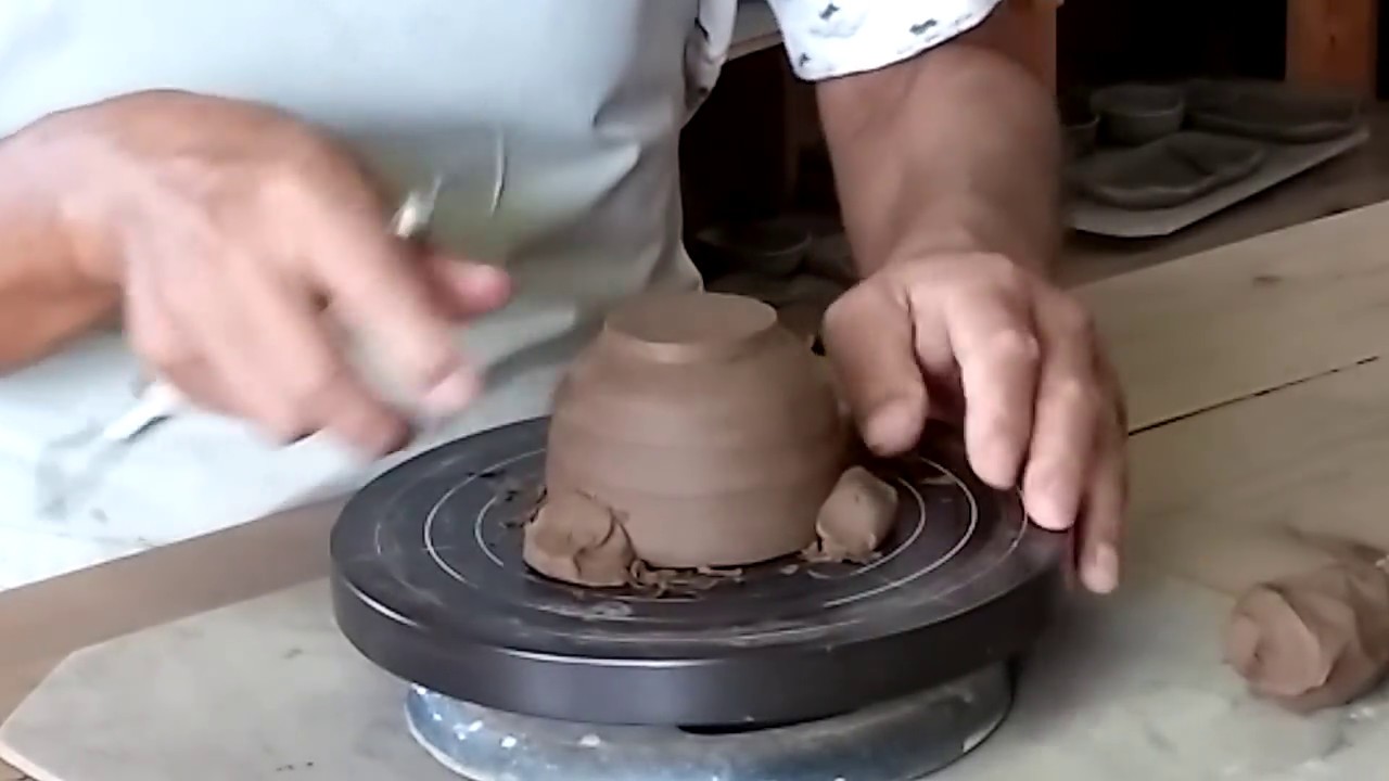 湯呑み高台削り