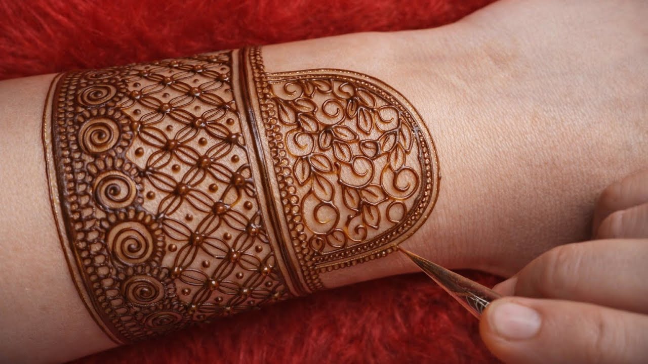 ✨💖Front Hand Mehndi Design with Hearts & Patterns | Easy & Beautiful Henna 🌿💥2025@hennadesignernishu
