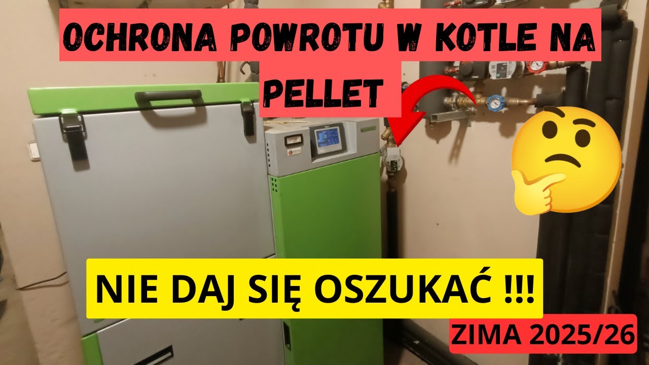 Ochrona powrotu w kotle na pellet-  będziesz miał kłopoty.