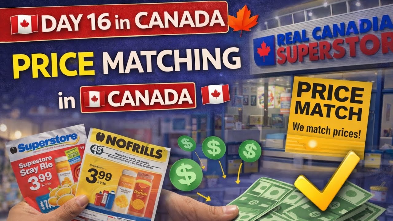 DAY 16 in Canada 🇨🇦 | Canada में Price Matching क्या है? 💰🛒 पैसे बचाने का आसान तरीका!