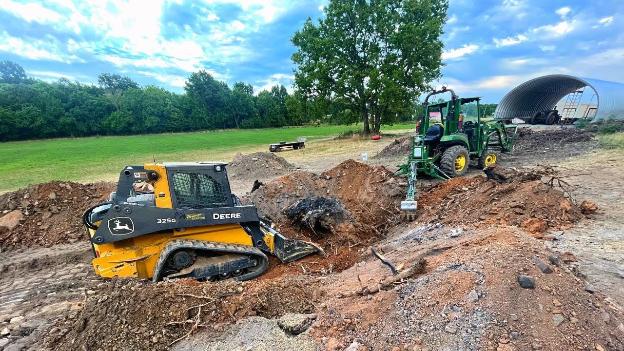 Digging Out a Giant Stump