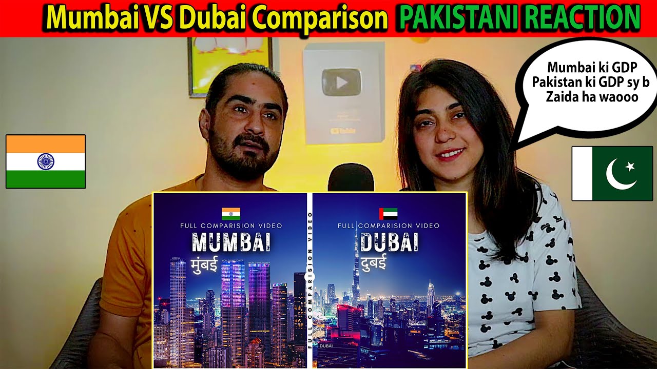 Mumbai VS Dubai City Cinematic Comparison | मुंबई बनाम दुबई | Pakistani Reaction On Mumbai