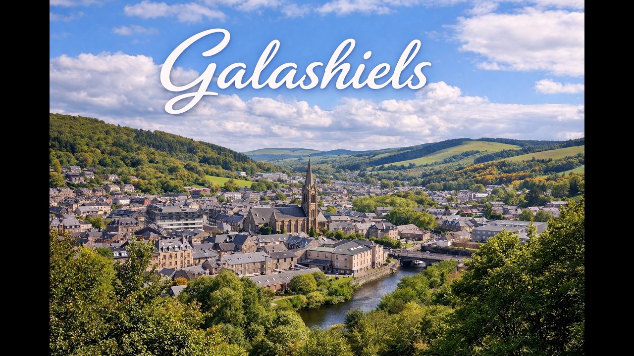 A drive through Galashiels in the Scottish Borders