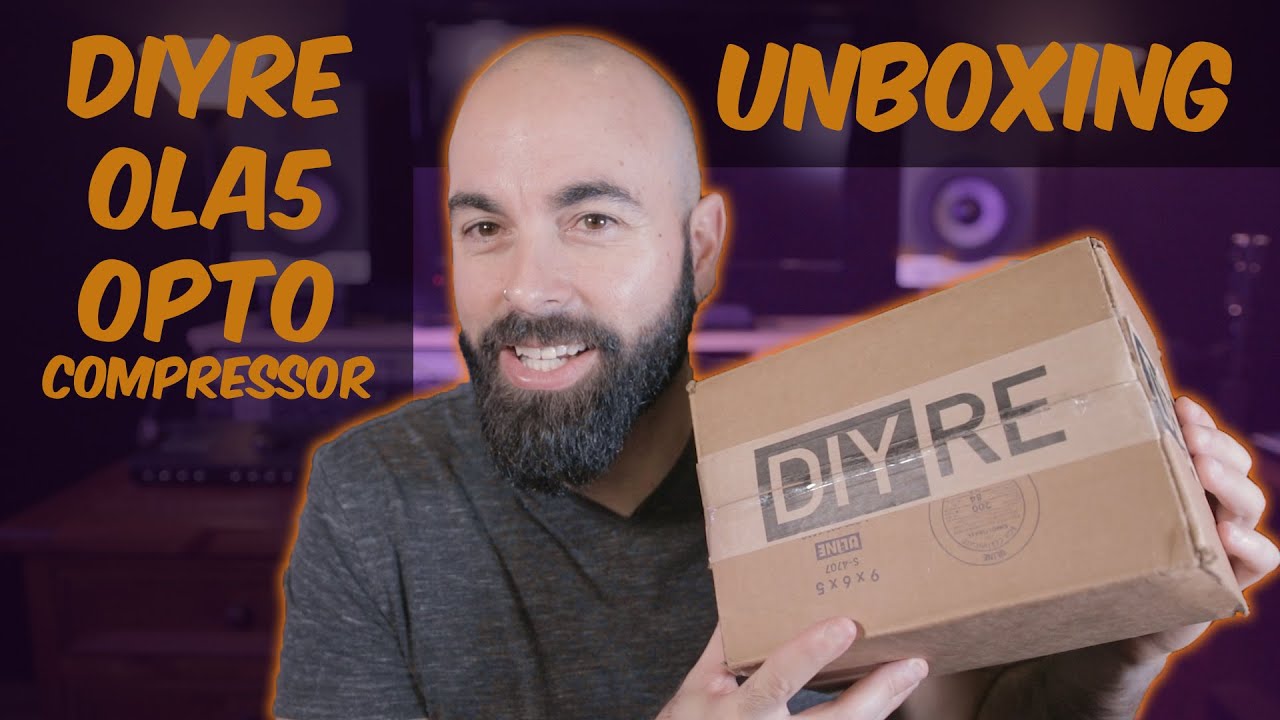DIYRE OLA5 500 Series Opto Compressor (LA2A, LA3A, LA4 Style) - Unboxing