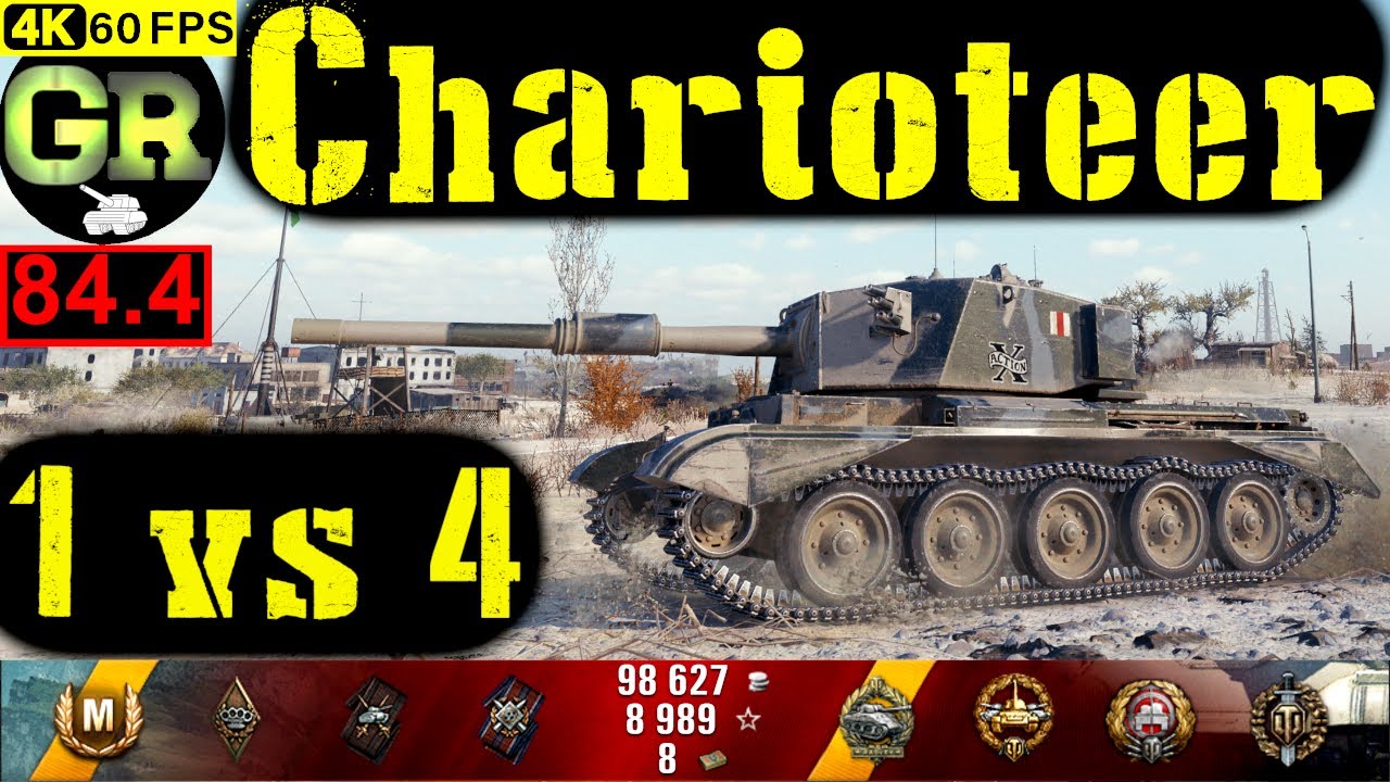 World of Tanks Charioteer WoT Replay - 9 Kills 6.4K DMG(Patch 1.5.0)