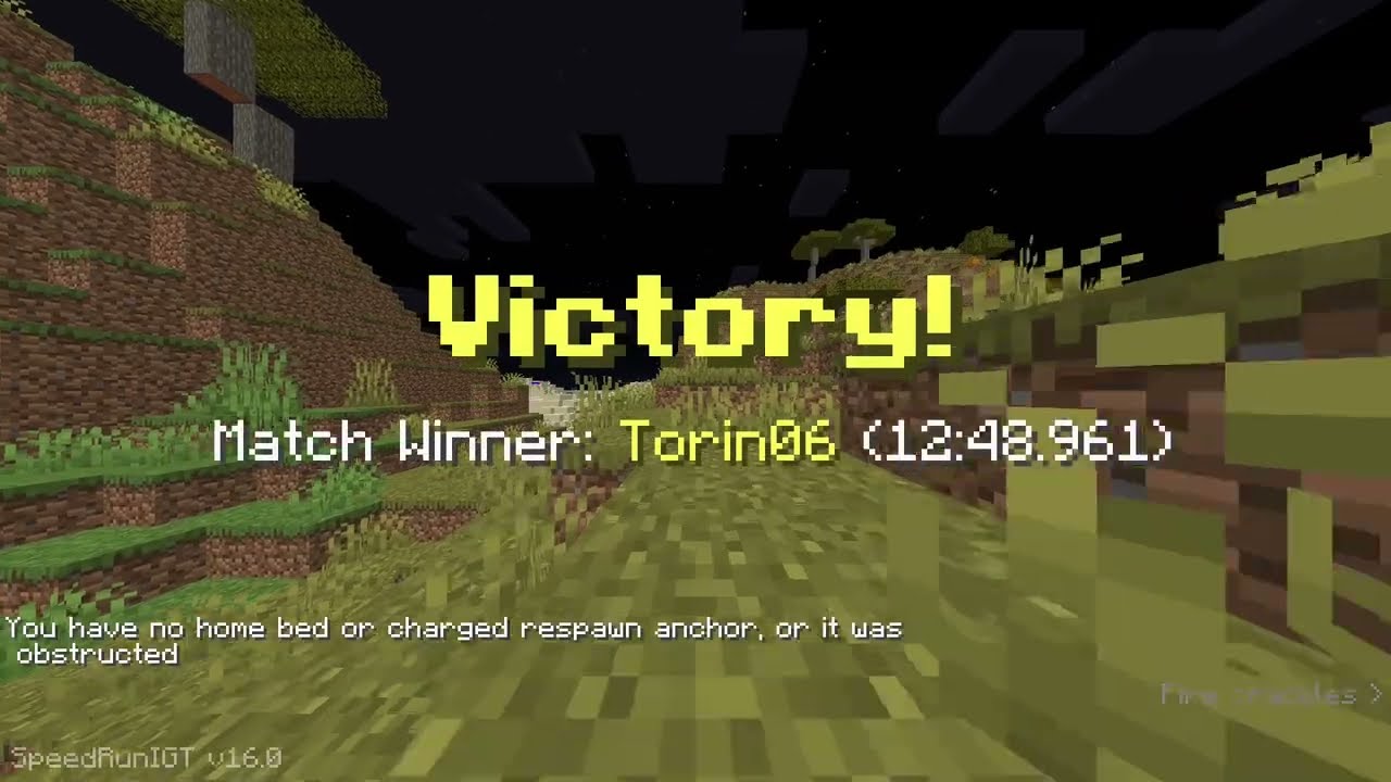 MCSR Ranked in 12:48 (Personal 3rd Fastest At Time)