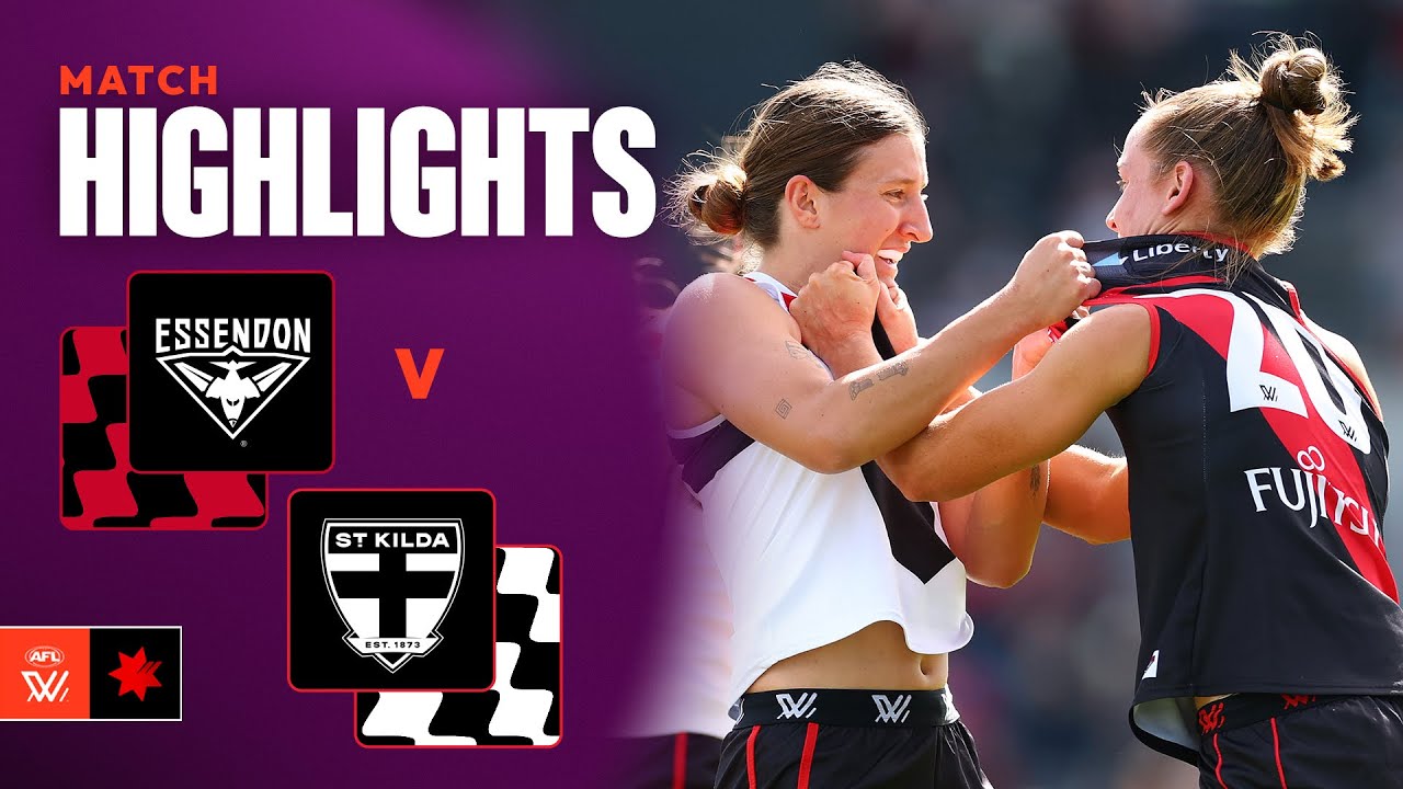 Essendon v St Kilda Highlights | Round 5, 2025 | AFLW
