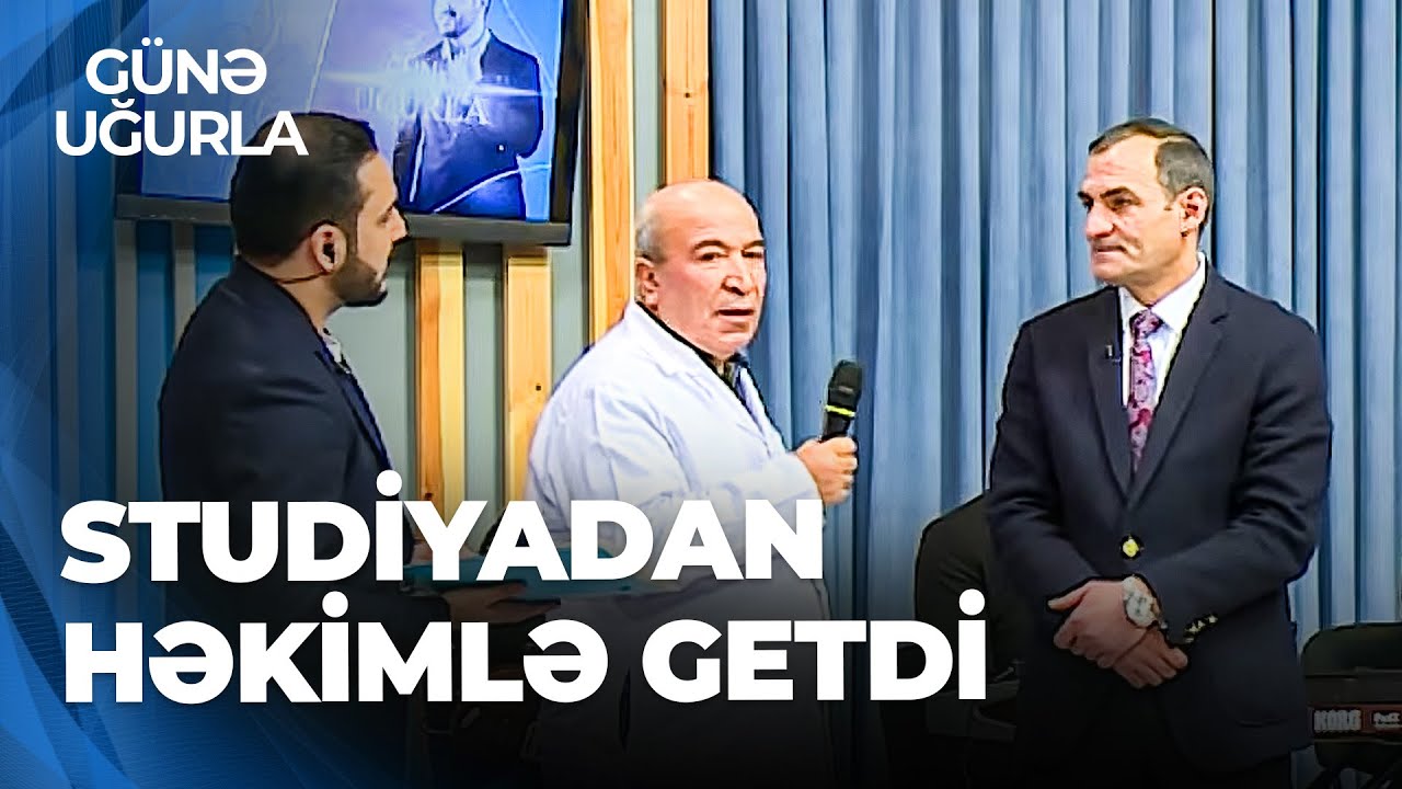 Günə Uğurla - Həkim canlı efirdə Elmir Qəhrəmanovun sağlıq durumunu açıqladı