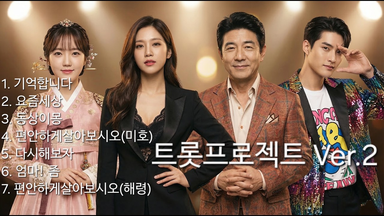 🔥신곡 트로트 노래모음 29분 | 최신 트로트 | 트롯프로젝트 Ver.2 #기억합니다 #요즘세상 #동상이몽 #편안하게살아보시오 #다시해보자 #엄마!좀 #미호 #해령