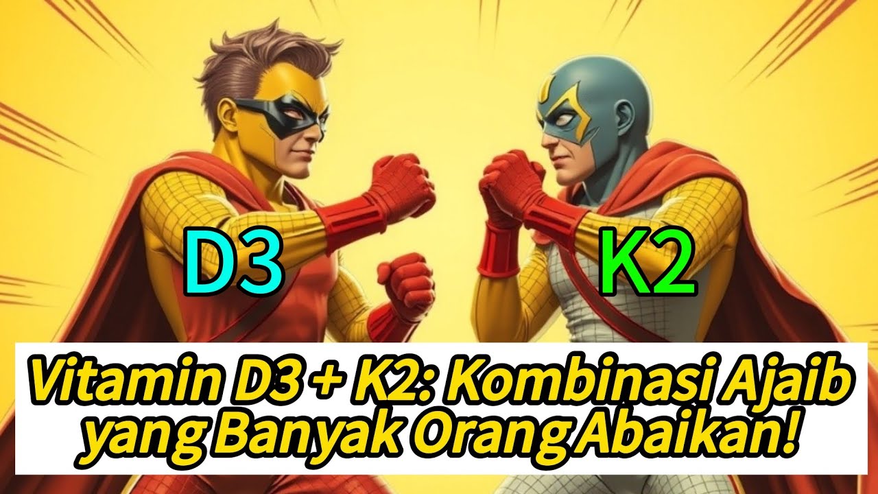Kenapa Tubuhmu Butuh Vitamin D3 & K2 SEKARANG JUGA?!
