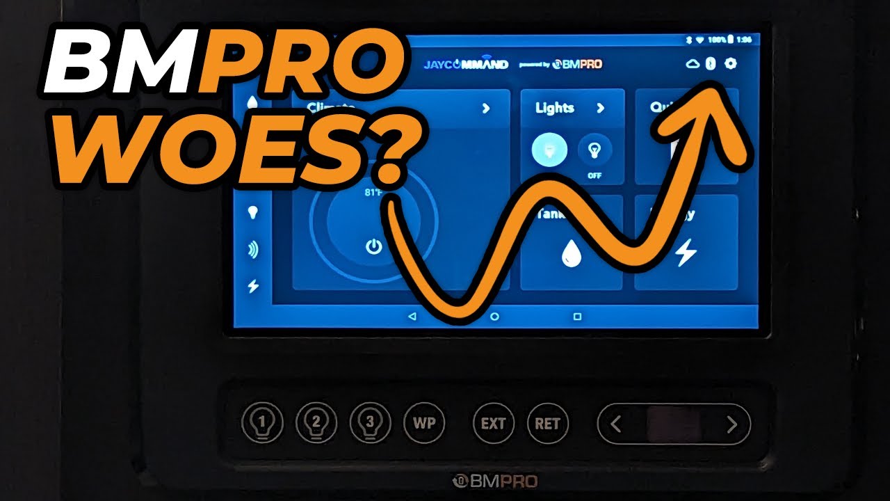 101: Устранение неполадок подключения BMPRO JAYCOMMAND и упреждающая оптимизация планшета BMPRO
