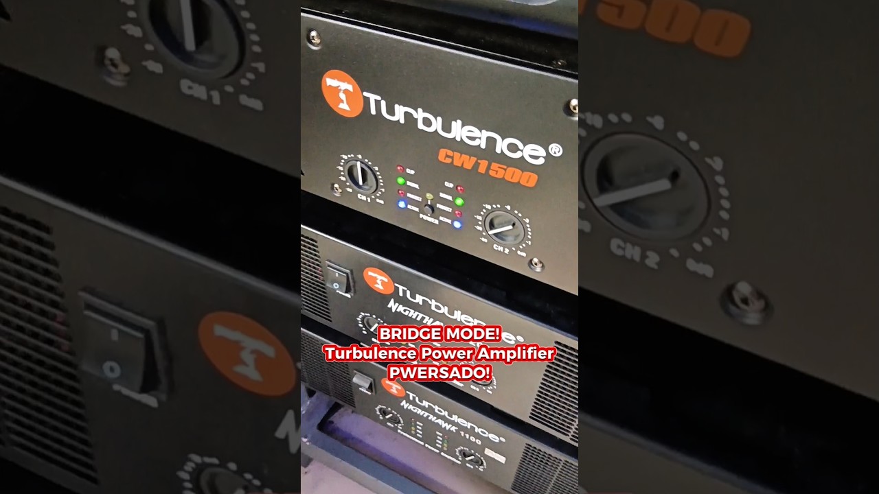 HATAW! Turbulence CW1500 Power Amplifier Powered by SKYJHAM ELECTRONICS Basta Turbulence Pwersado!