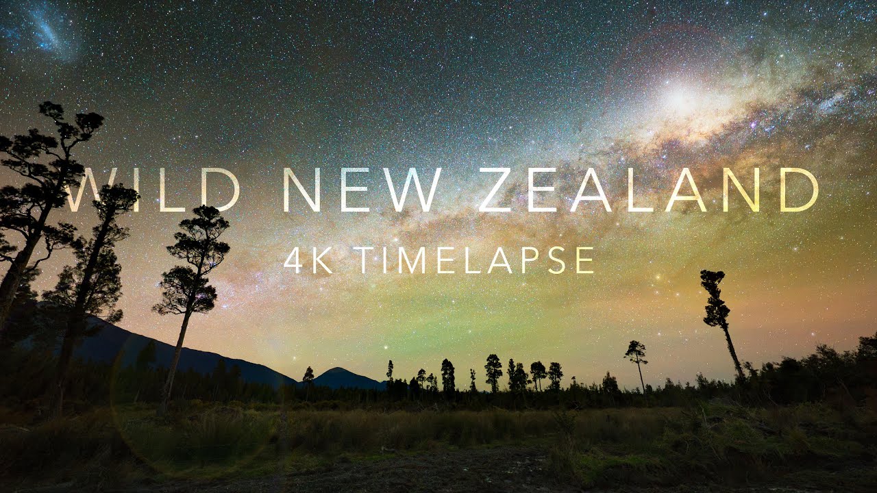 WILD NEW ZEALAND - 4K timelapse