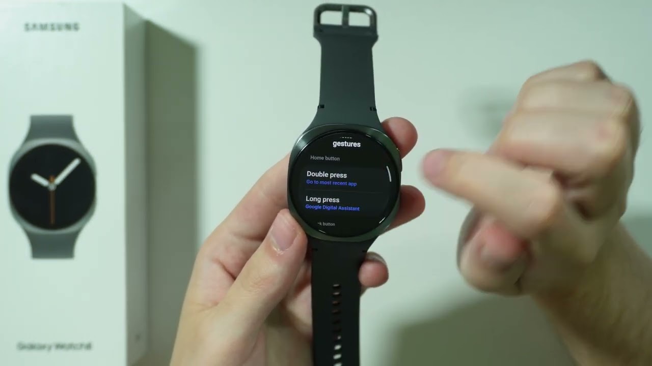 Samsung Galaxy Watch 8: How to Change Double Press Home Button Shortcut