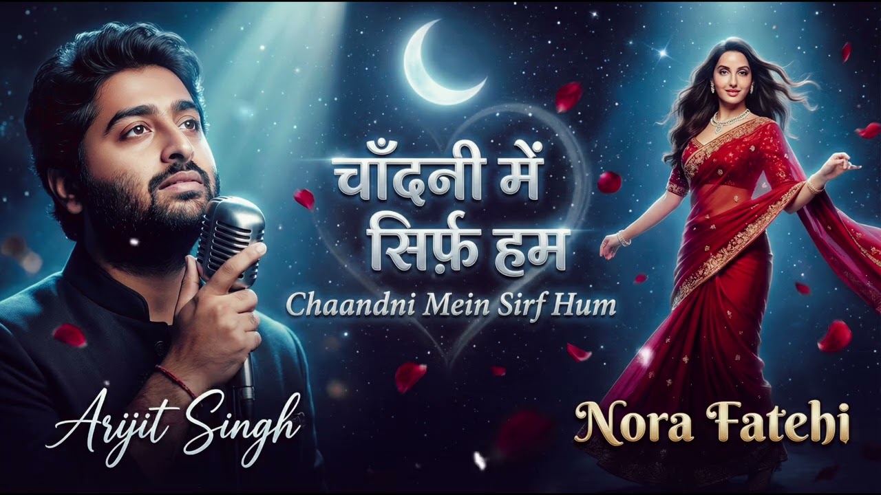 Chaandni Mein Sirf Hum | Arijit Singh New Romantic Song 2026 | Ft. Nora Fatehi | Hindi Love Lyrics