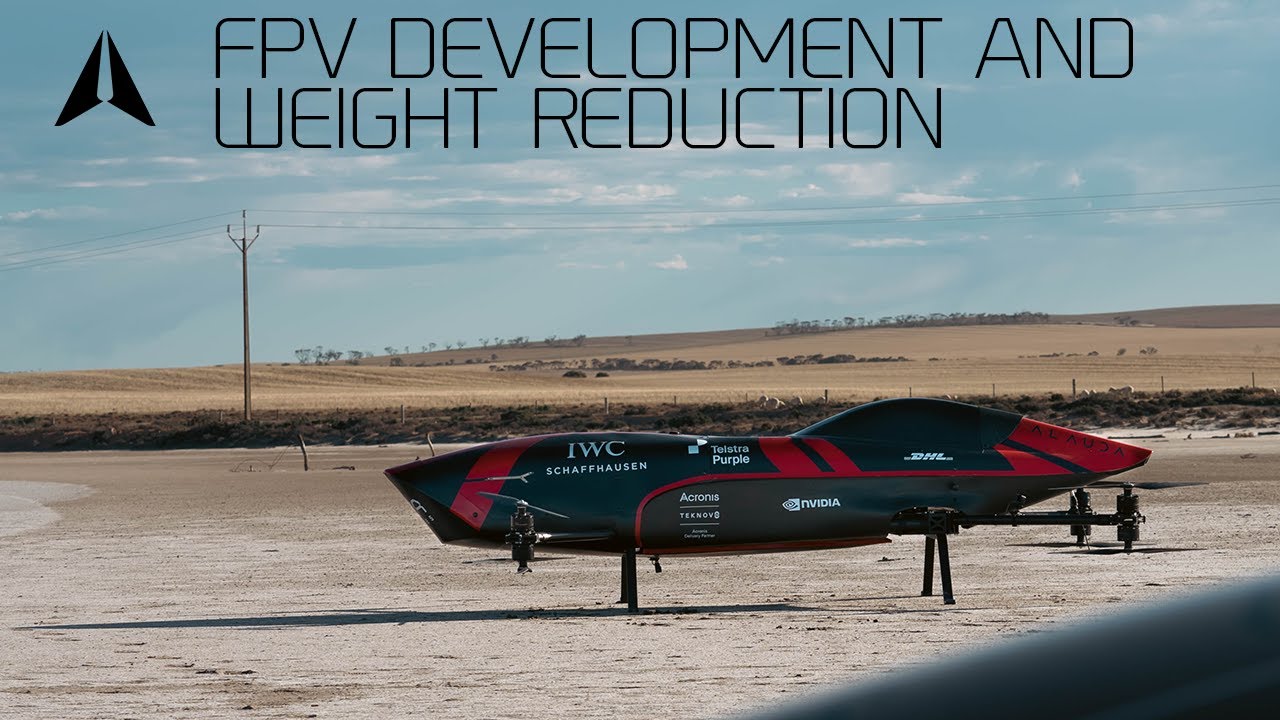 Race eVTOL FPV prep, weight reduction and pitstop timesaving | Alauda Aeronautics Taking Flight