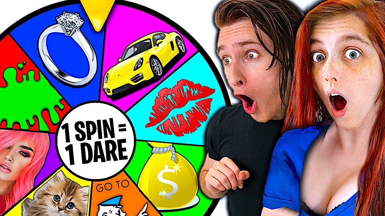 Spinning a Wheel & Doing Whatever it Lands on Challenge w/ Girlfriend!