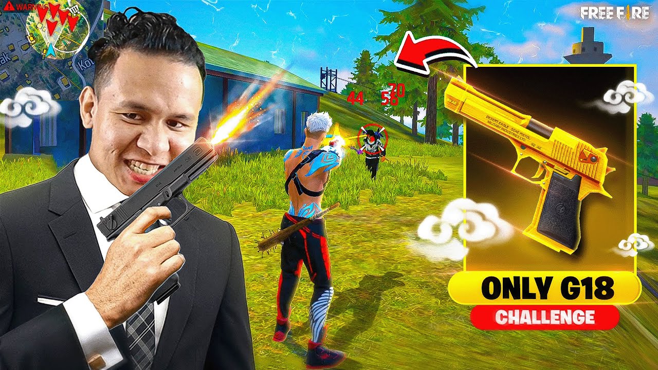 Излишняя самоуверенность? 🙄 Так много пушек, но я взял только G18 в Free Fire 🔥