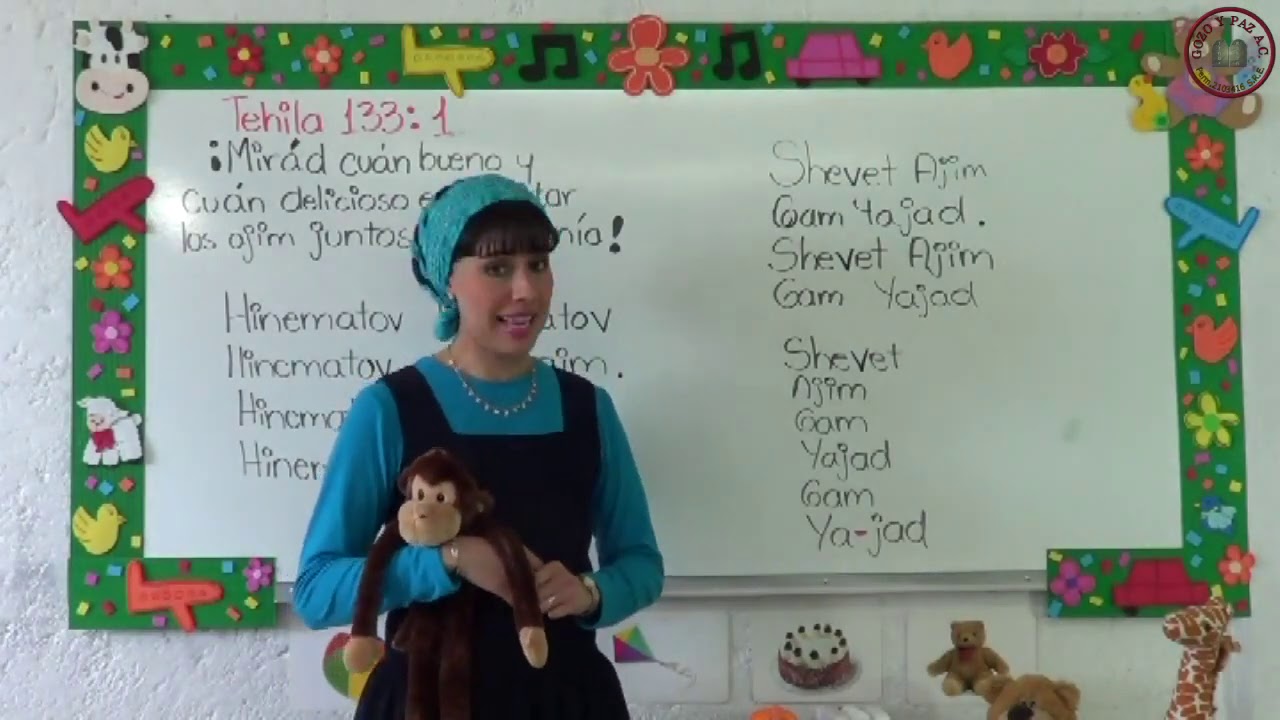 Clases de hebreo 'Los Juguetes' con la Morá Lety Palacios