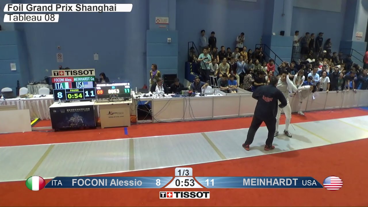 2019 145 T08 04 M F Individual Shanghai CHN GP RED MEINHARDT USA vs FOCONI ITA