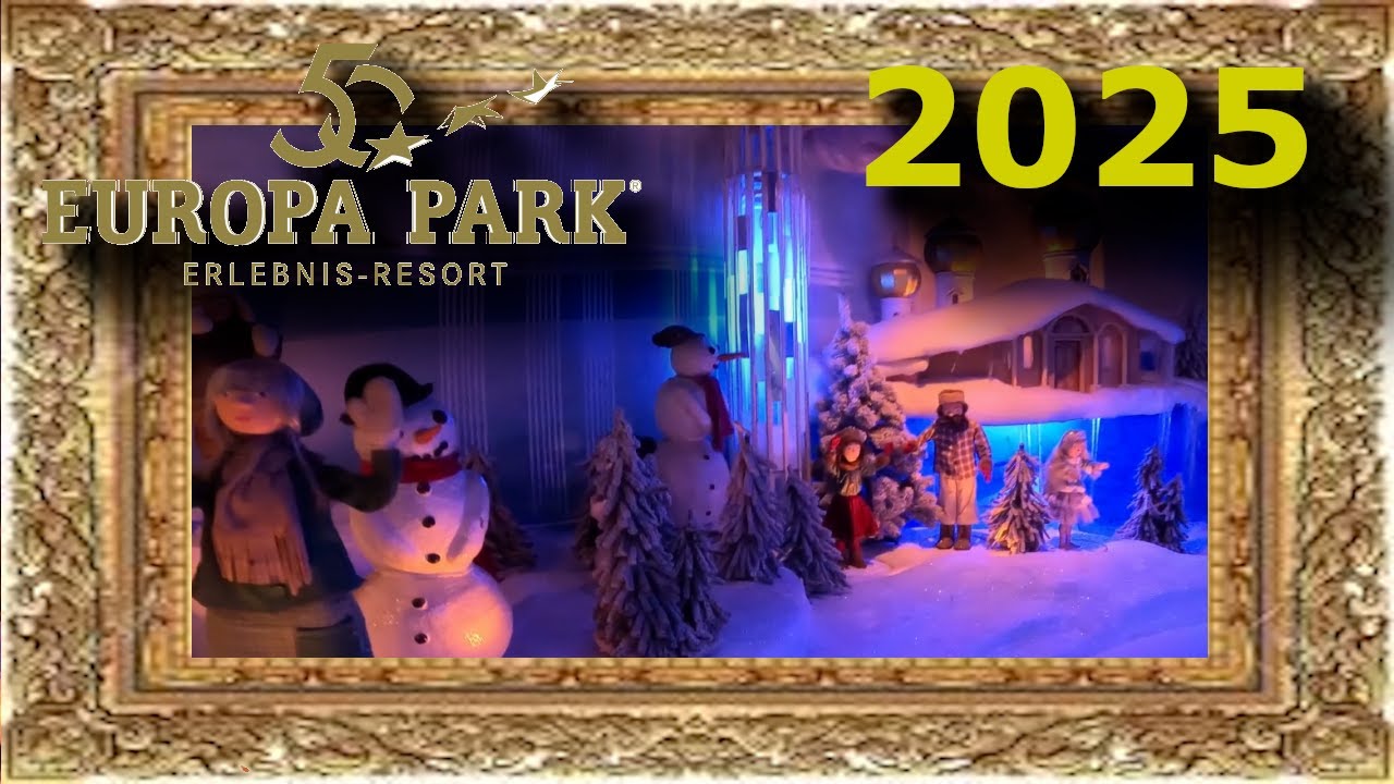 Schlittenfahrt Schneefl&ouml;ckchen Onride &ndash; M&auml;rchenhaftes Darkride-POV (50 Jahre Europa-Park)