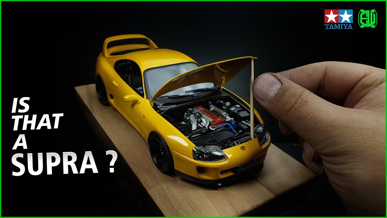 Как построить крошечную модель автомобиля TOYOTA SUPRA с двигателем 2JZ от Tamiya - это SUPRA?