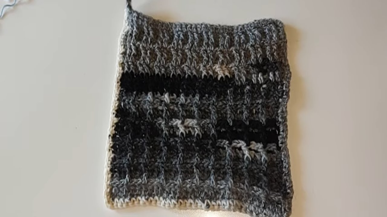 Tutorial in crochet presina punto waffle