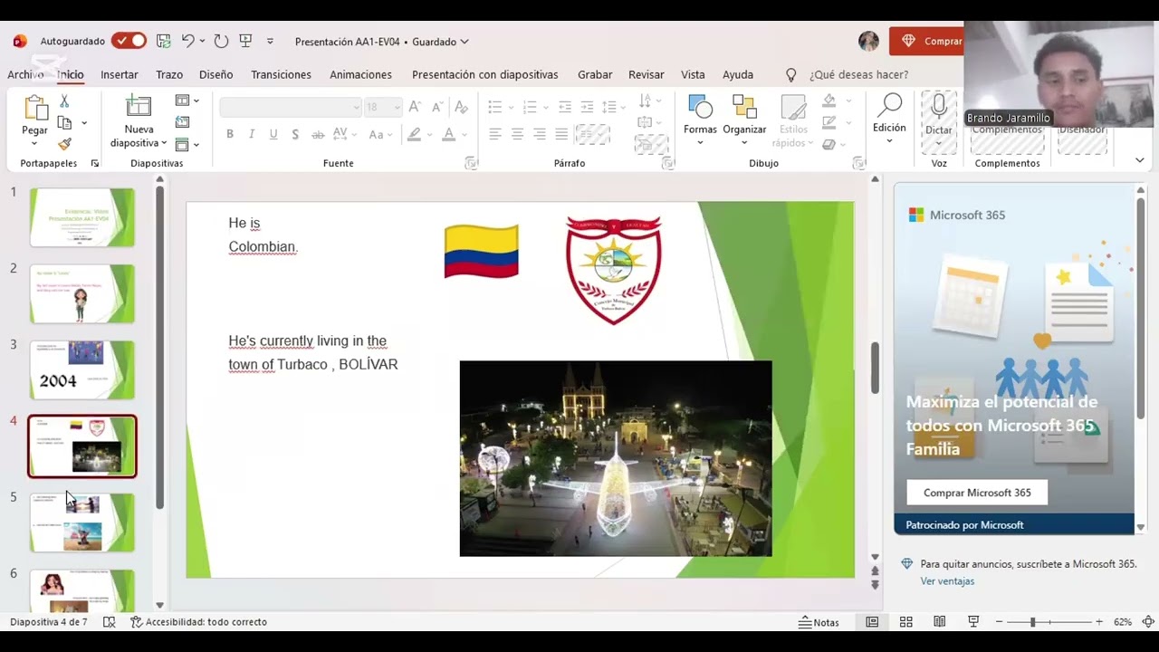 video de presentacion BRANDO NIVEL 2