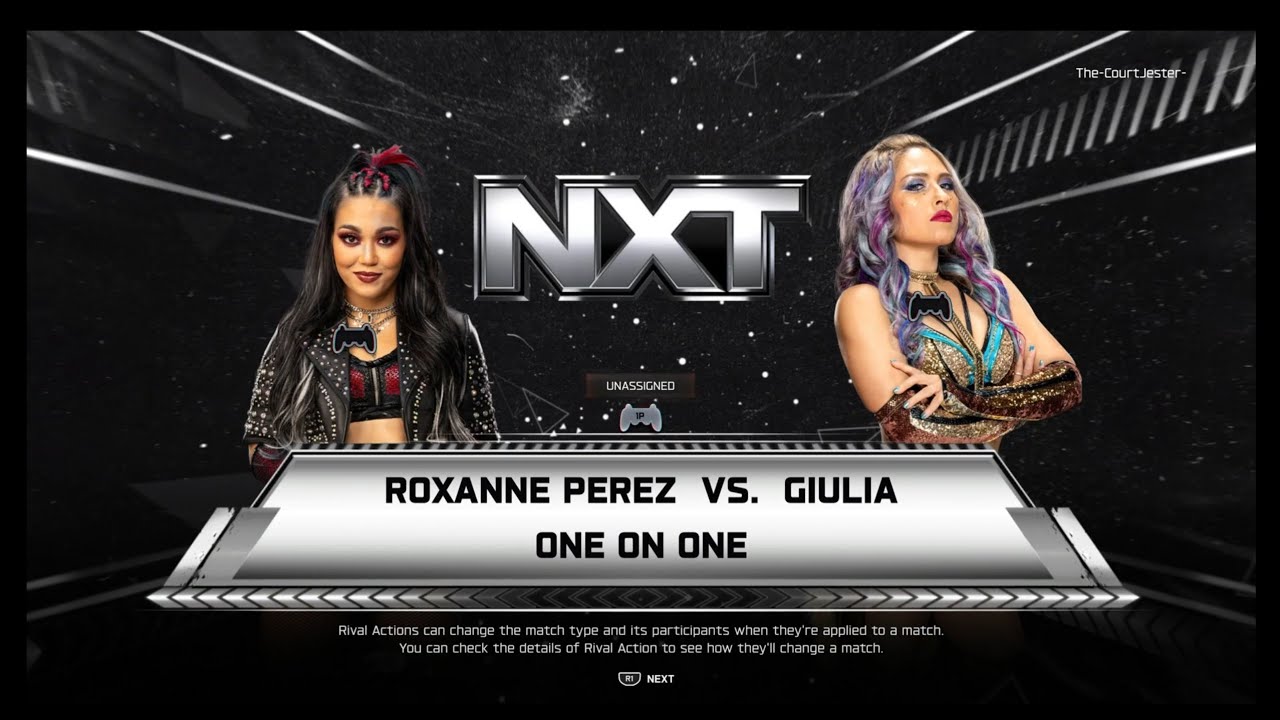 WWE 2K25: Giulia vs Roxanne Perez(c)