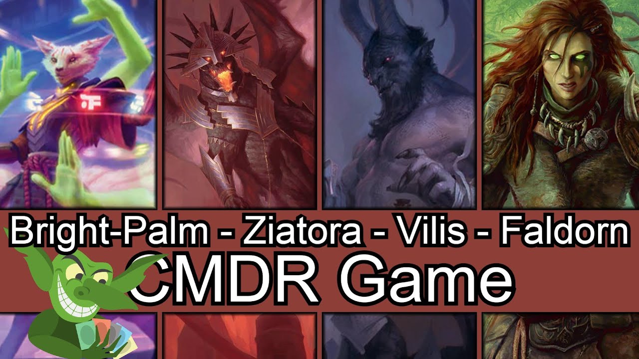 We live for combat! Bright-Palm vs Ziatora vs Vilis vs Faldorn EDH CMDR game play