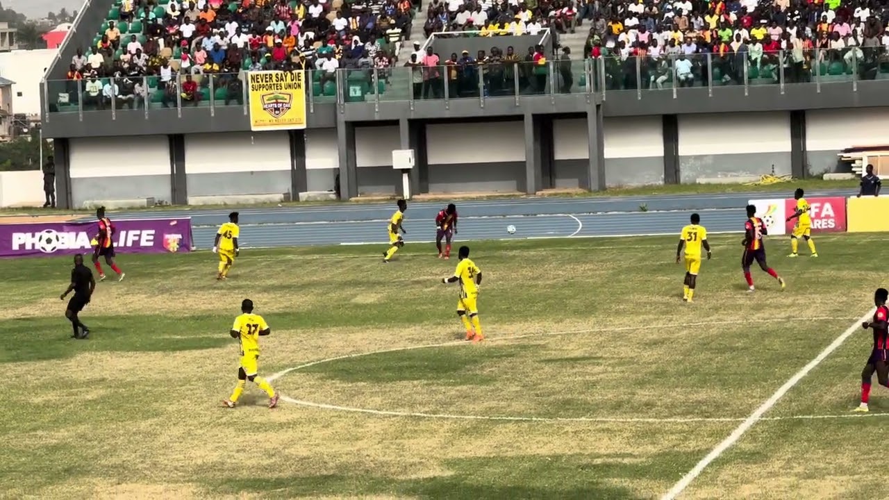 Heart of oak vs Berekum Chelsea Football match highlights 2026 season at the Legon sports stadium 