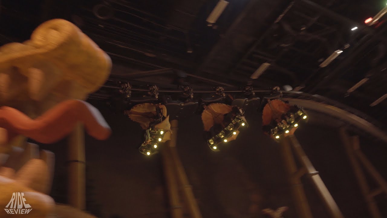 Dragon Gliders - POV - Motiongate Dubai - MACK Rides - Inverted Powered Coaster