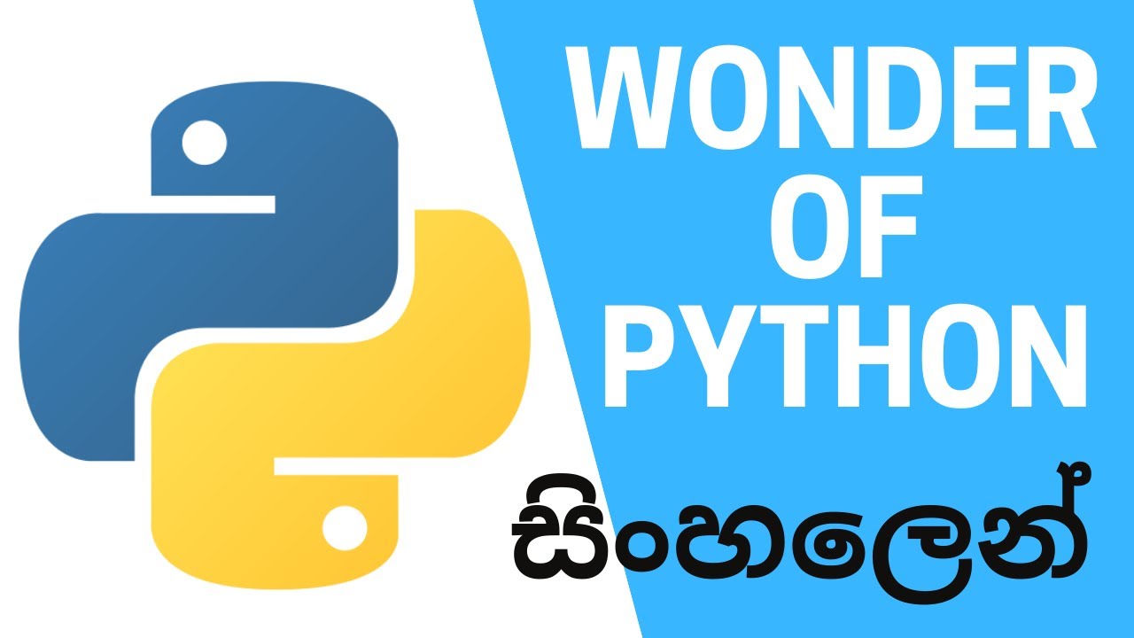 Wonder of Python | What can we do with Python ? | Sinhala