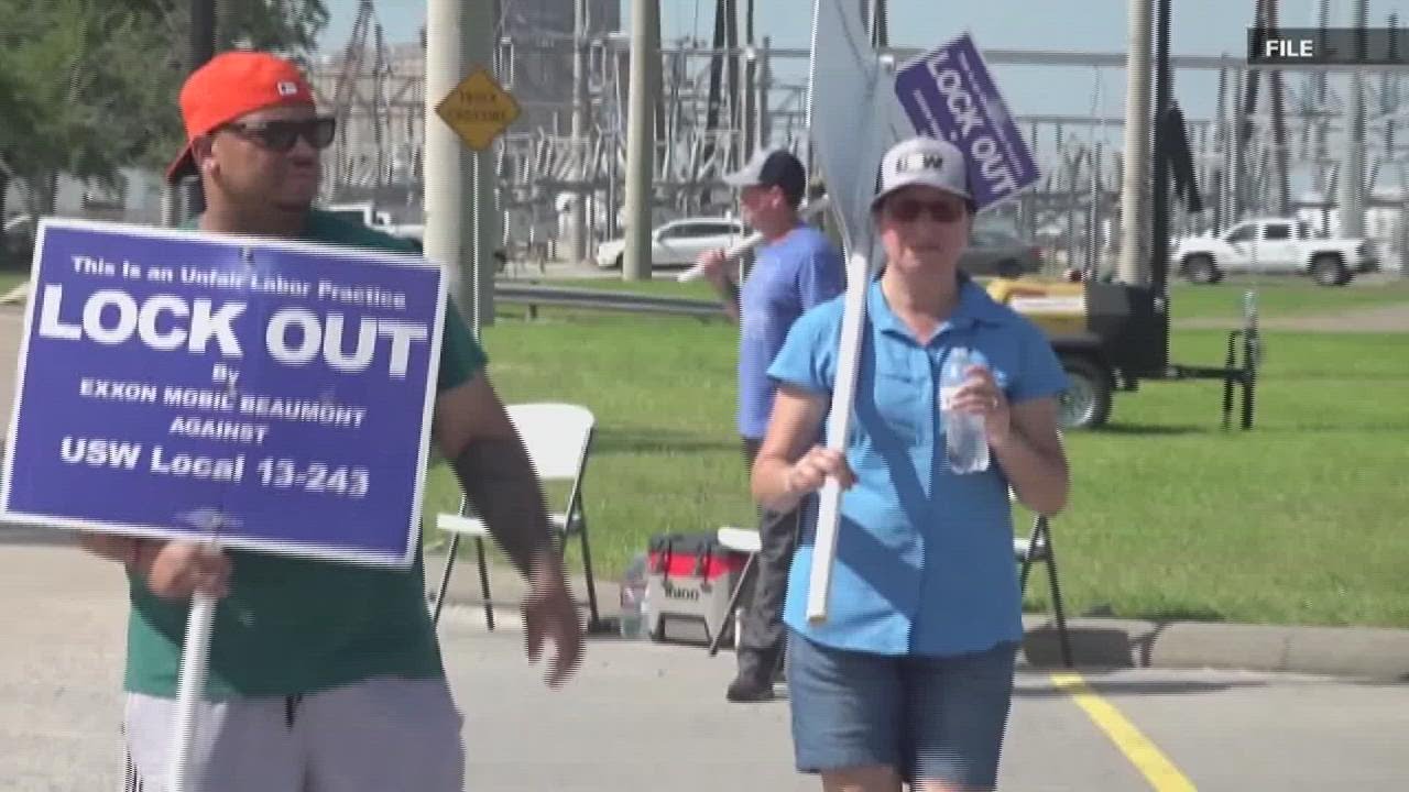 NLRB asks judge for back-pay for locked out ExxonMobil Beaumont Refinery workers