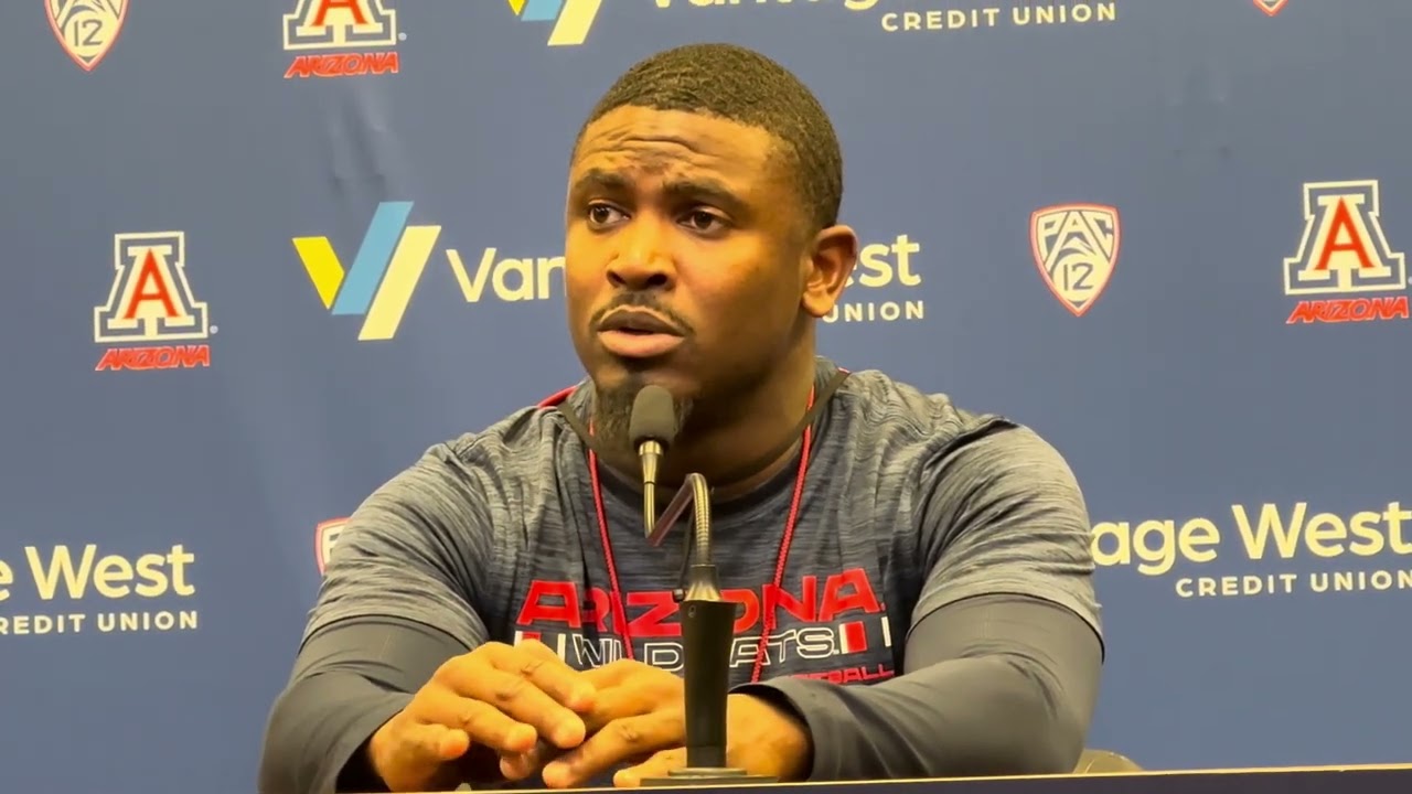Arizona cornerback coach Chip Viney press conference (Day 11 of spring ball)