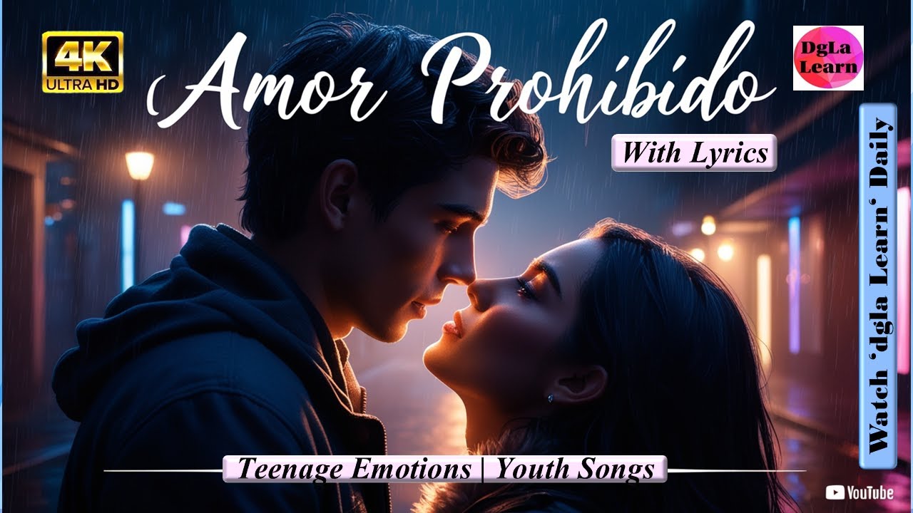 Amor Prohibido (Запретная любовь) | dgla Learn [4K] | Текст песни на испанском языке