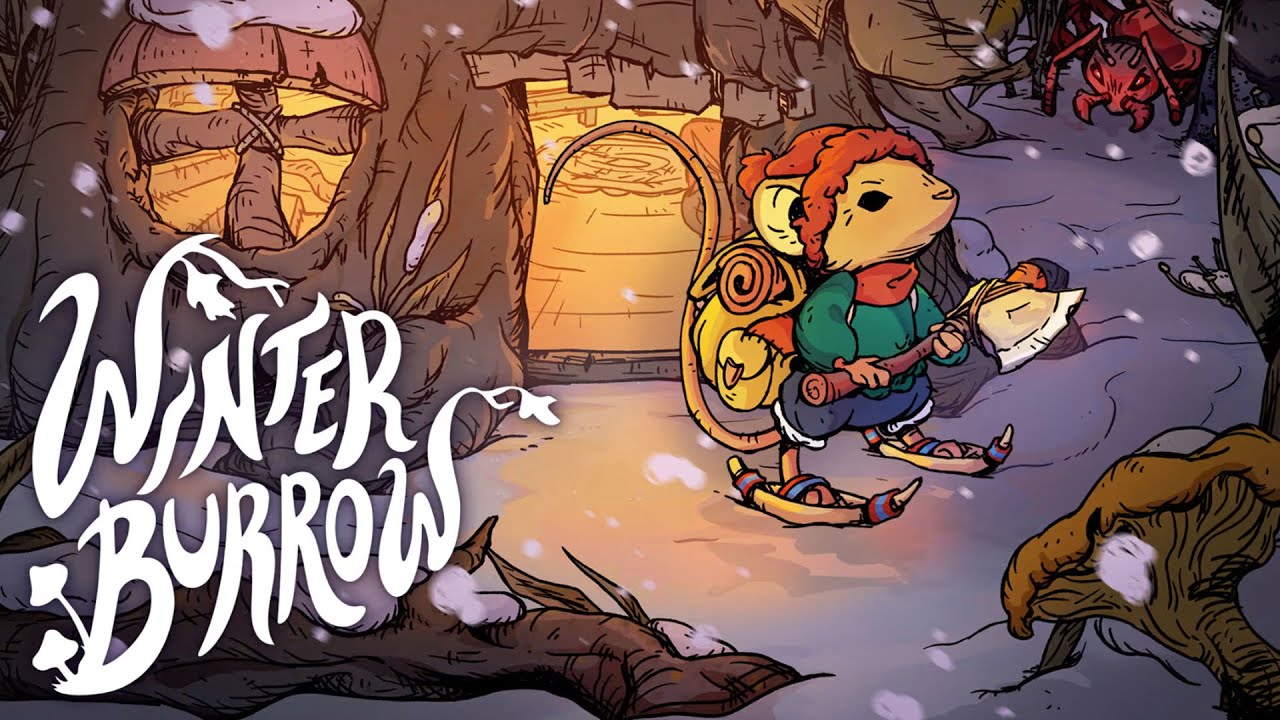 Winter Burrow pt.3 [日本語と英語]　ネズミとして子供の頃の家を直すcozyなゲーム
