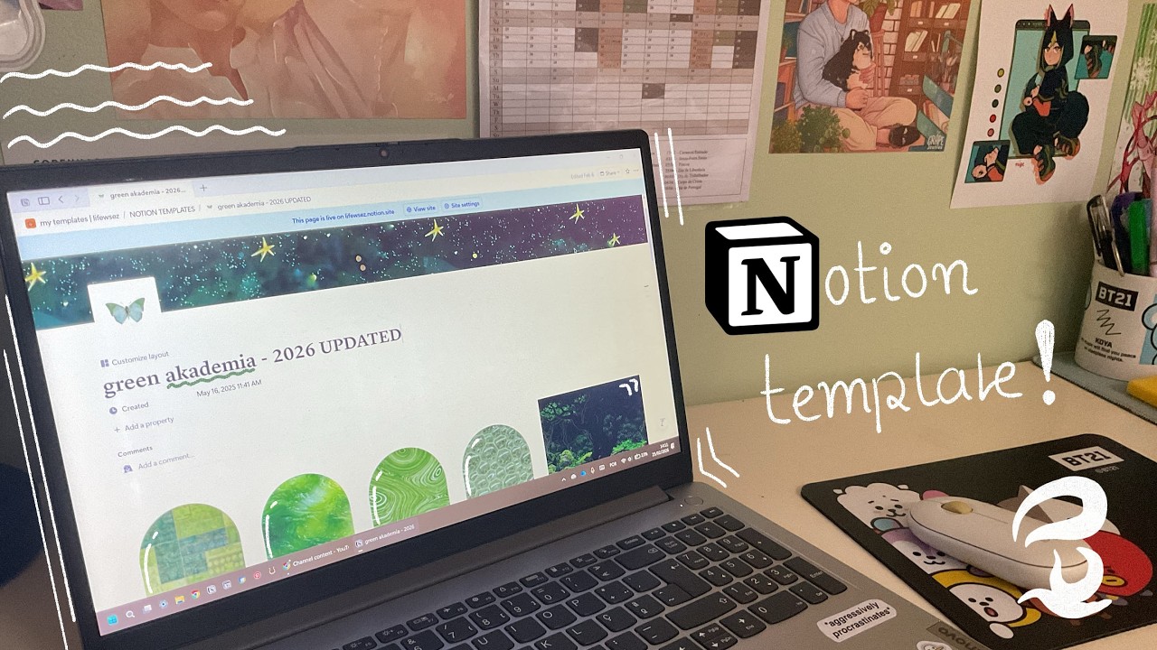 notion template tour | meet akademia !