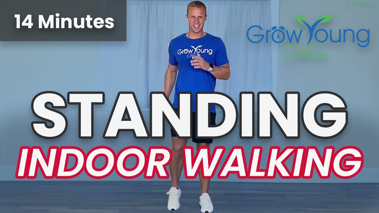 15 Min | Standing Walking + Marching For Weight Loss | Indoor Walking Workout