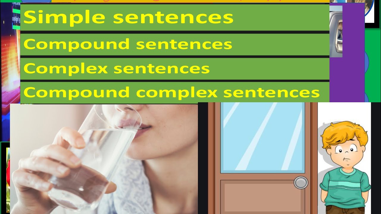 Simple,compound and complex sentences explained in Tamil lesson01