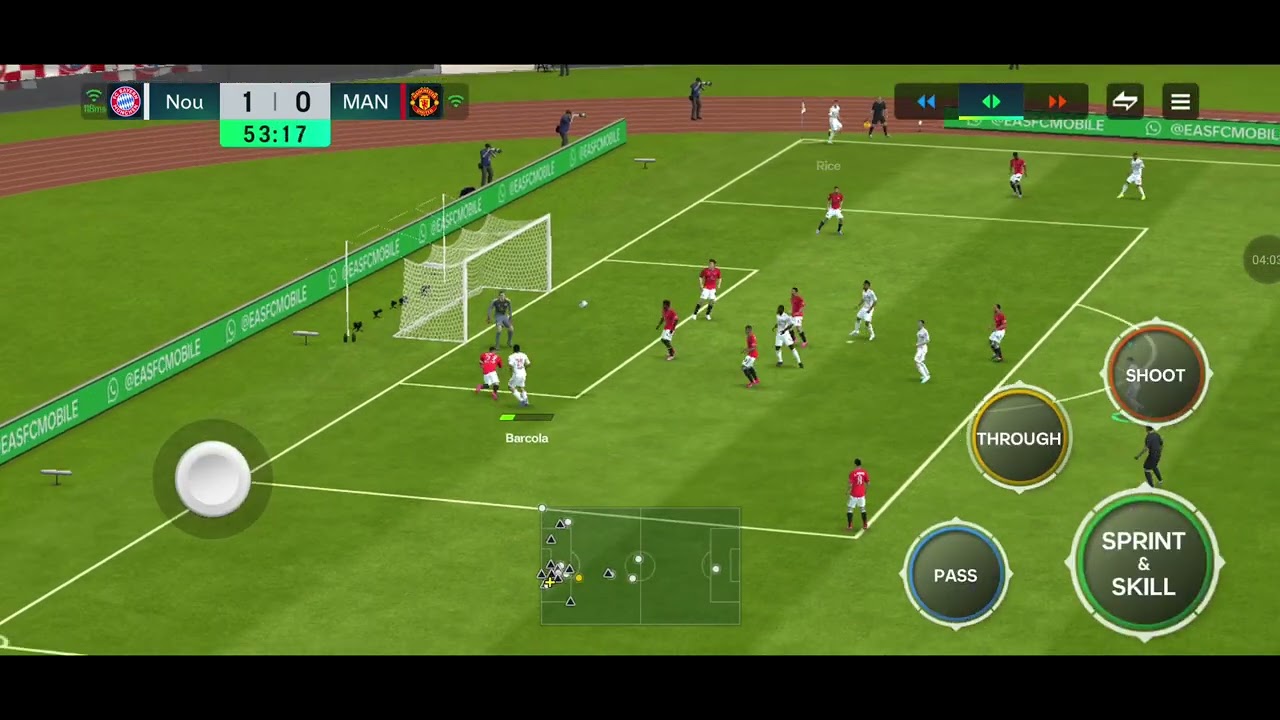 Noureddin ( Bayern Munich ) v/s MANCHESTERUNITEDM ( Manchester United ). FC Mobile. Online challenge