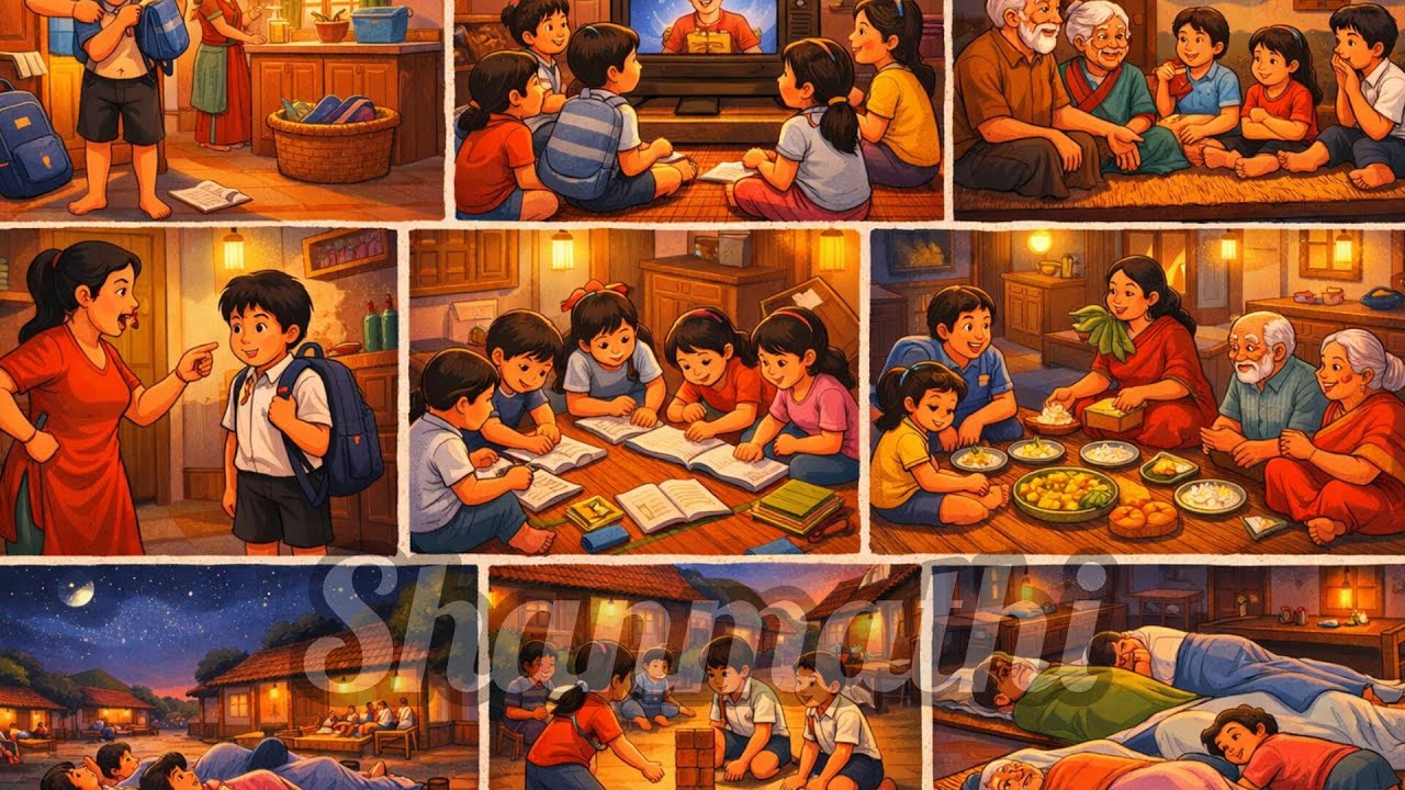 🎒 90s Kids ஒரு நாள் – நினைவுகளின் இனிய பயணம் 🌅📺🌙 திரும்ப வராத பொன்னான நாட்கள்
