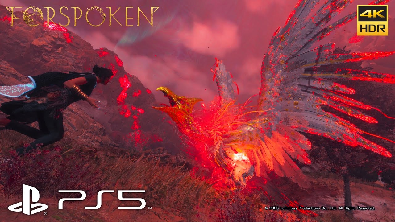 Forspoken - Altered Aiolornis Boss Fight (Hard)