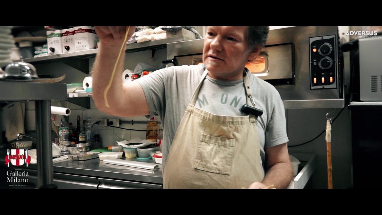 Cooking recipe: tagliolini alla gricia with Chef Roland Schuller